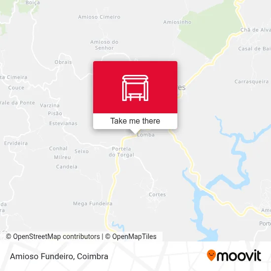 Amioso Fundeiro map
