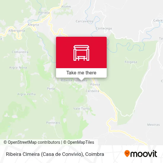 Ribeira Cimeira (Casa de Convívio) map