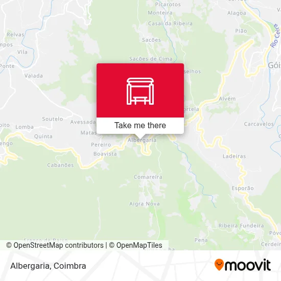 Albergaria map
