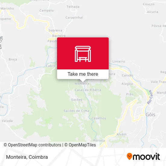 Monteira map