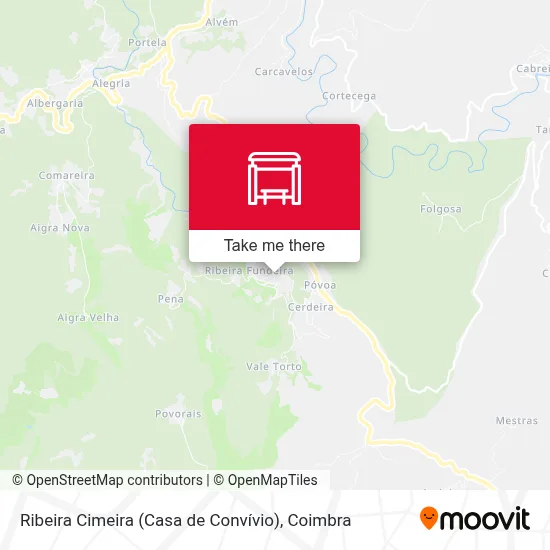 Ribeira Cimeira (Casa de Convívio) map