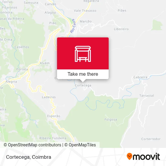 Cortecega map