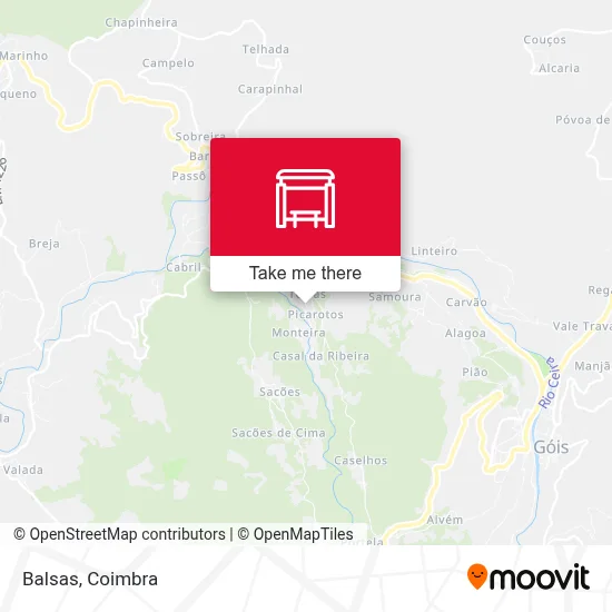 Balsas map