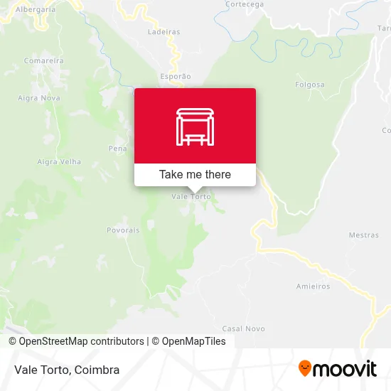 Vale Torto map