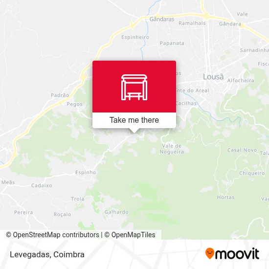 Levegadas map