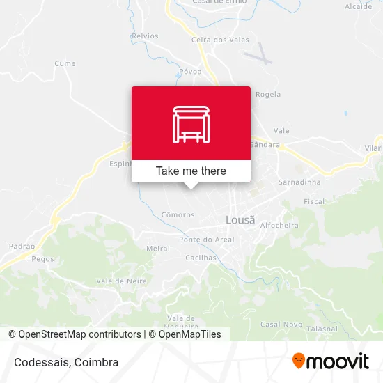 Codessais map