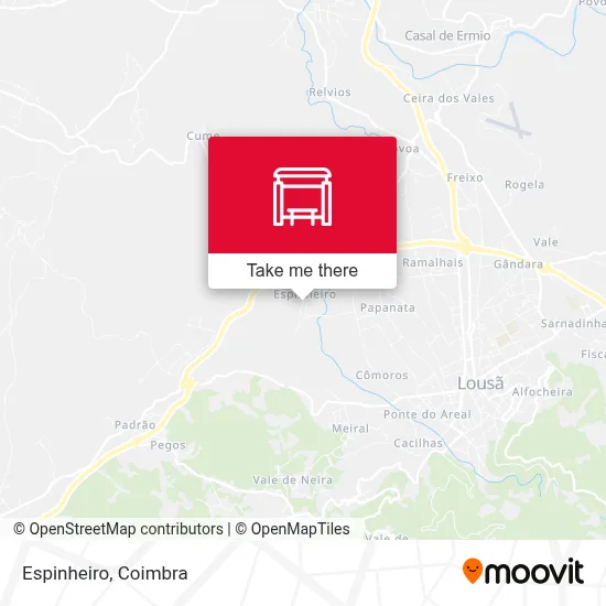 Espinheiro map