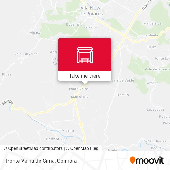 Ponte Velha de Cima map