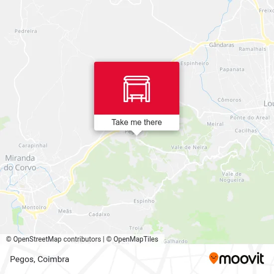 Pegos map