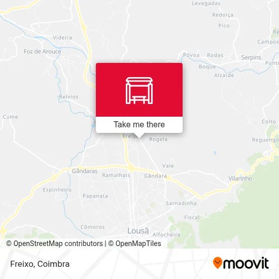 Freixo map