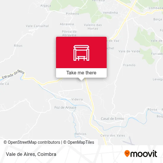 Vale de Aires map