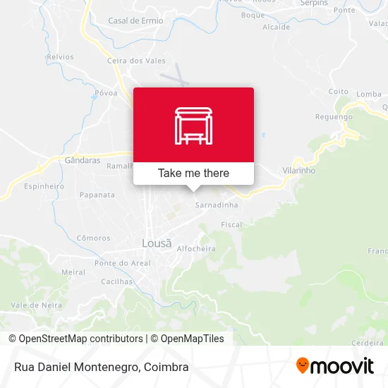 Rua Daniel Montenegro map