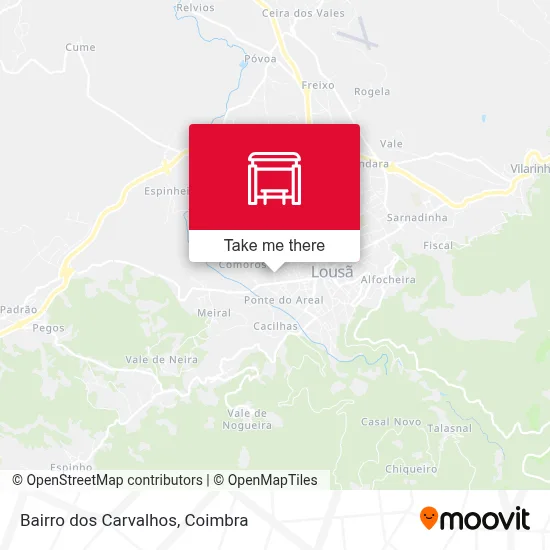 Bairro dos Carvalhos map