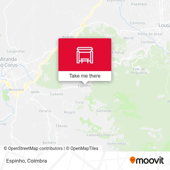 Espinho map