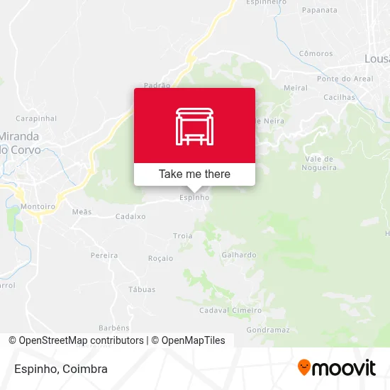 Espinho map