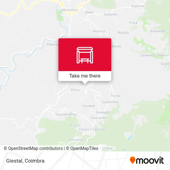 Giestal map