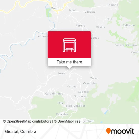 Giestal map