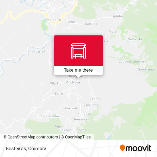Besteiros map
