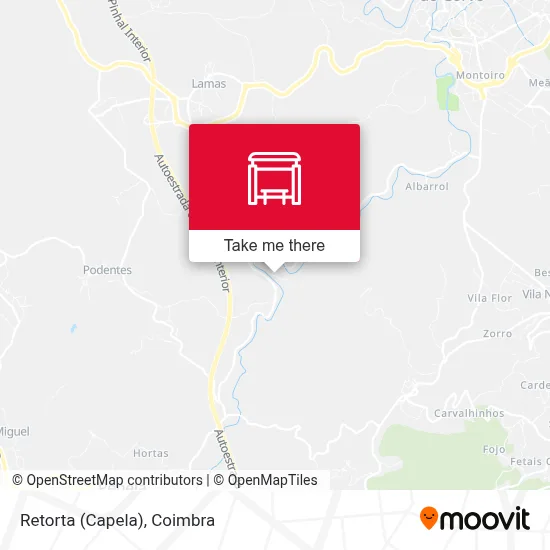 Retorta (Capela) map