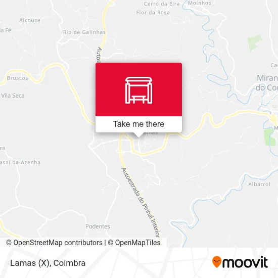 Lamas (X) map