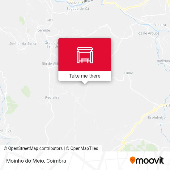 Moinho do Meio map