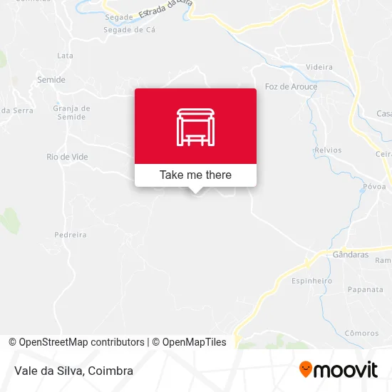 Vale da Silva map