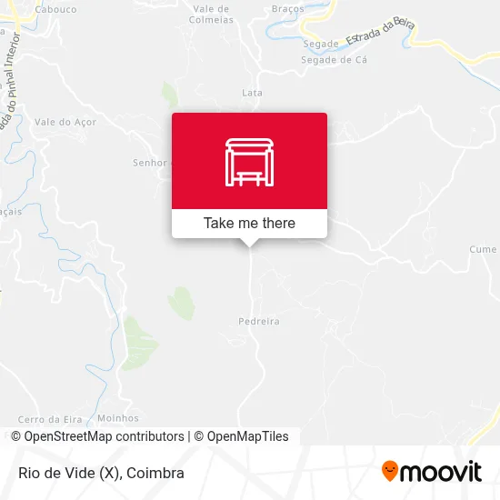Rio de Vide (X) mapa