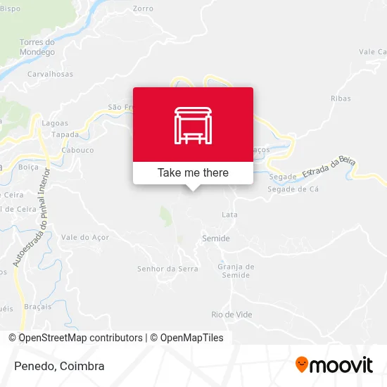 Penedo map