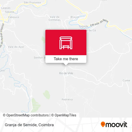 Granja de Semide map