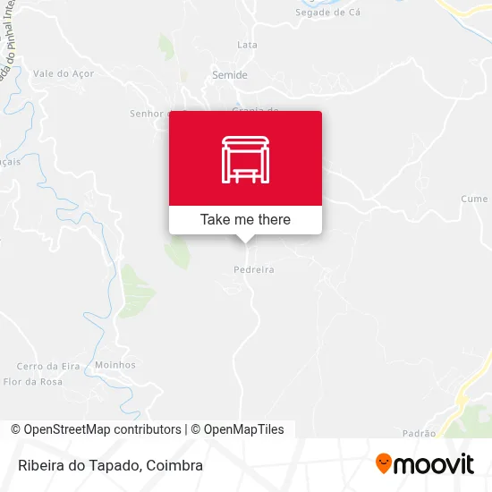Ribeira do Tapado map