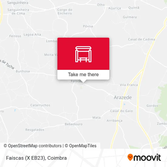 Faíscas (X EB23) map