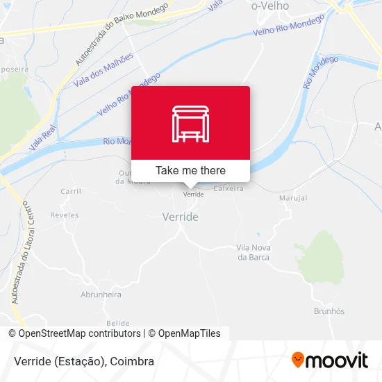 Verride (Estação) map
