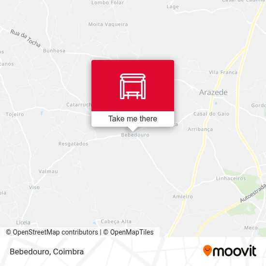 Bebedouro map