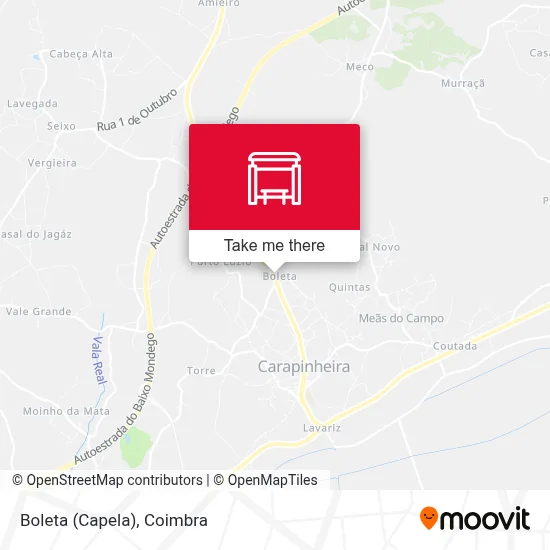 Boleta (Capela) map