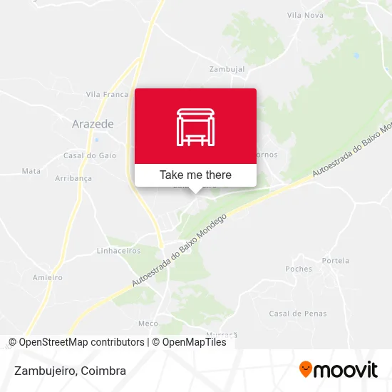 Zambujeiro map
