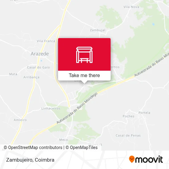 Zambujeiro map