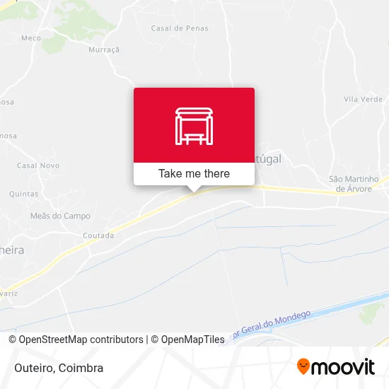 Outeiro map