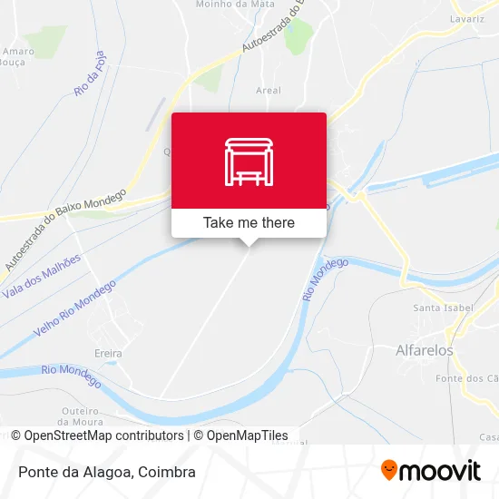 Ponte da Alagoa map