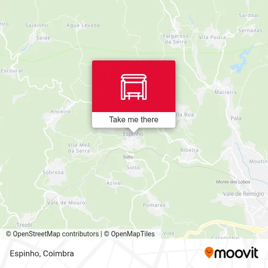 Espinho map