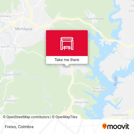 Freixo map