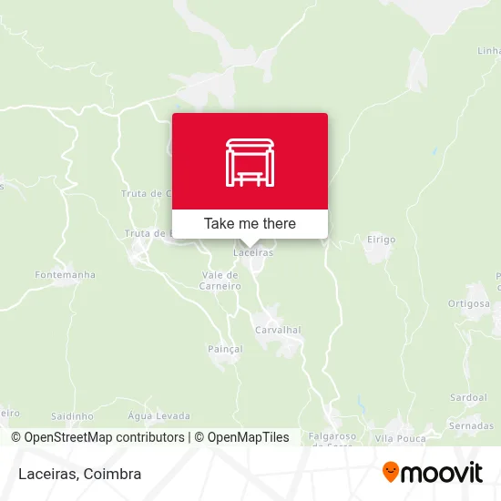 Laceiras map