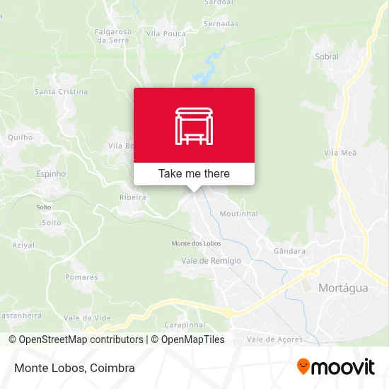 Monte Lobos map