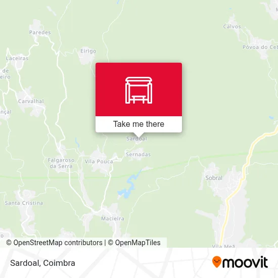 Sardoal map