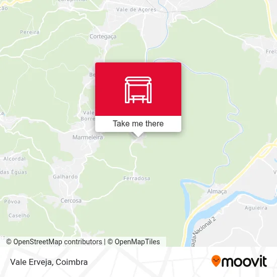 Vale Erveja map