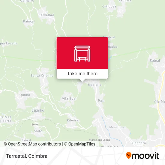 Tarrastal map
