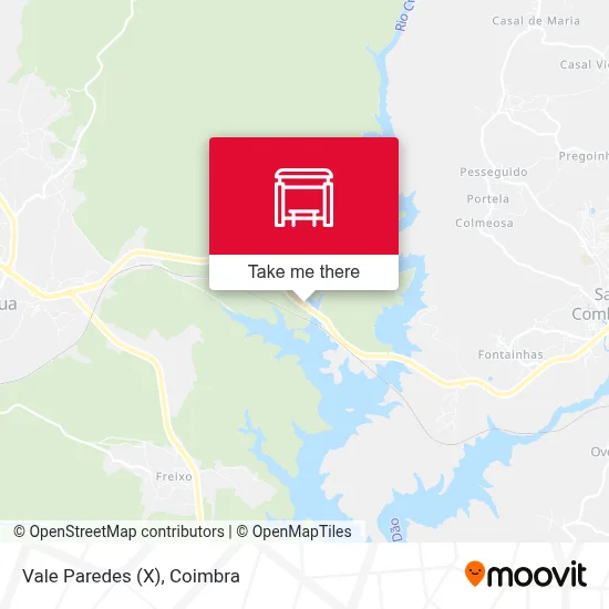 Vale Paredes (X) map