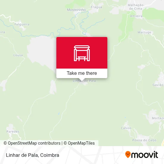 Linhar de Pala map