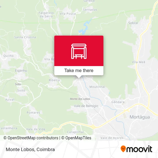 Monte Lobos map