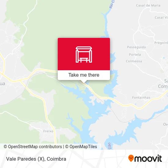 Vale Paredes (X) map