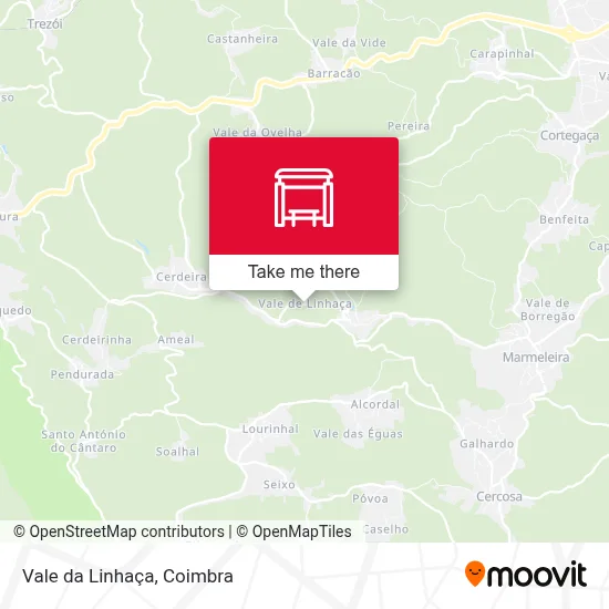 Vale da Linhaça map